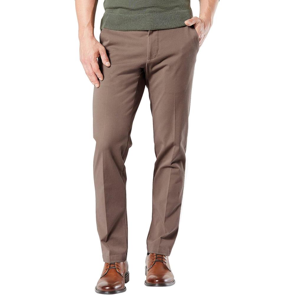 imageDockers Straight Fit Workday Khaki Smart 360 Flex Pants Regular and Big ampamp TallDark Pebble