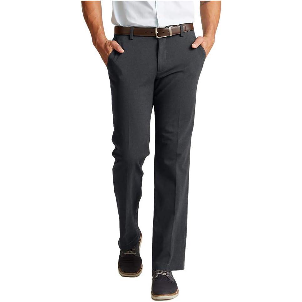 imageDockers Straight Fit Workday Khaki Smart 360 Flex Pants Regular and Big ampamp TallNoir Heather