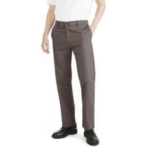 Classic Fit Signature Iron Free Khaki with Stain Defender Pants (Regular and Big & Tall)(Dark Pebble)