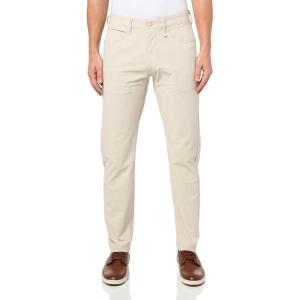 DOCKERS Mens Men’s Go Airweave 5-Pocket Slim Fit(Sahara Khaki)