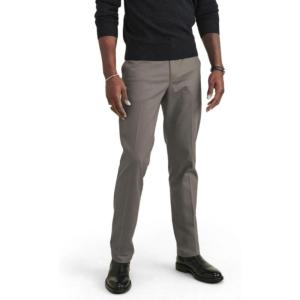 DOCKERS Mens Men’s Signature Khaki Slim Fit Iron Free with Stain Defender®(Dark Pebble)