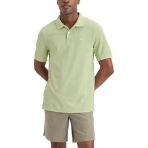 DOCKERS Men’s Regular Fit Short Sleeve Performance Pique Polo(Seedling)