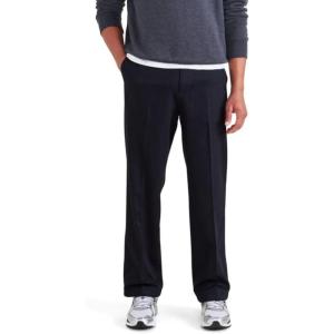 DOCKERS Mens Relaxed Fit Signature Iron Free Khaki With Stain Defender Pants(Beautiful Black)