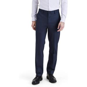 DOCKERS Men’s Straight Fit Signature Iron Free Khaki with Stain Defender Pants (Regular and Big & Tall)(Navy Blazer)