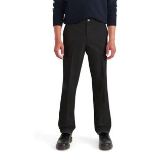 Dockers Men’s Classic Fit Signature Iron Free Khaki Pants(Beautiful Black)