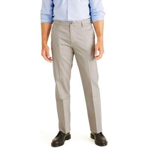 Dockers Men’s Classic Fit Signature Khaki Lux Cotton Stretch Pants(Cloud)