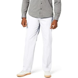 Dockers Men’s Classic Fit Signature Khaki Lux Cotton Stretch Pants(Paper White)
