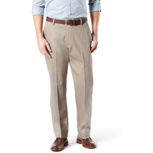 Dockers Men’s Classic Fit Signature Khaki Lux Cotton Stretch Pants(Timberwolf)