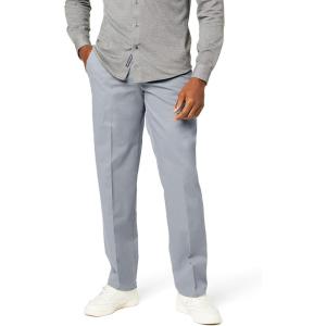Dockers Men’s Classic Fit Workday Khaki Smart 360 FLEX Pants (Standard and Big & Tall)(Burma Grey)