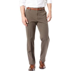 Dockers Men’s Classic Fit Workday Khaki Smart 360 FLEX Pants (Standard and Big & Tall)(Dark Pebble)