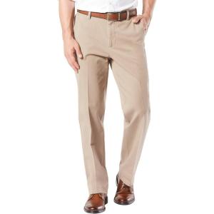 Dockers Men’s Classic Fit Workday Khaki Smart 360 FLEX Pants (Standard and Big & Tall)(Safari Beige)