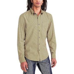 Dockers Men’s Regular Fit Long Sleeve Casual Shirt (Regular and Big & Tall)(Nugget Gold)