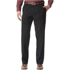 Dockers Mens Relaxed Fit Comfort Khaki Pants(Black Metal)