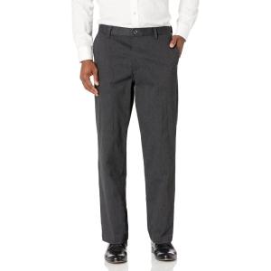 Dockers Mens Relaxed Fit Comfort Khaki Pants(Dark Charcoal Heather)