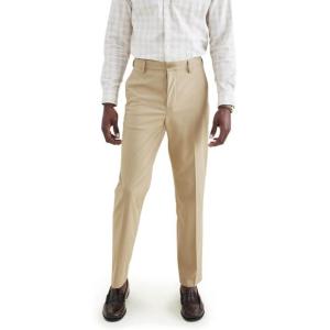Dockers Men’s Signature Go Straight Fit Khaki Smart 360 Tech Pants (Regular and Big & Tall)(Harvest Gold)