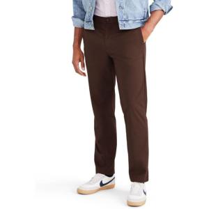 Dockers Men’s Signature Go Straight Fit Khaki Smart 360 Tech Pants (Regular and Big & Tall)(Shaved Chocolate Brown)