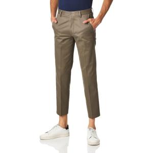 Dockers Men’s Slim Fit Signature Khaki Lux Cotton Stretch Pants(Dark Pebble (Stretch) -Discontinued)