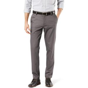 Dockers Men’s Slim Fit Signature Khaki Lux Cotton Stretch Pants(Magnet)