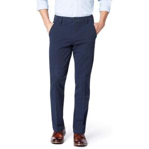 Dockers Men’s Slim Fit Signature Khaki Lux Cotton Stretch Pants(Navy)