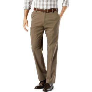 Dockers Men’s Straight Fit Easy Khaki Pants(Dark Pebble)