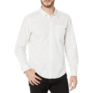Dockers Men’s Supreme Flex Long Sleeve Button Up Shirt(Lucient White)