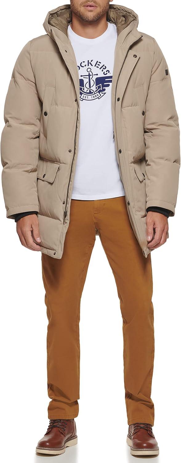 imageDOCKERS Mens Arctic Cloth Heavyweight ParkaKhaki