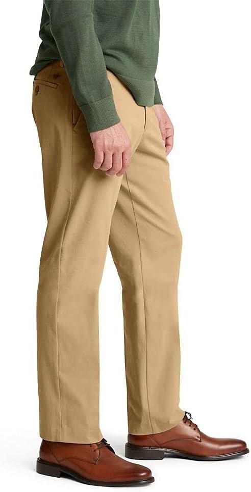 imageDOCKERS Mens City Tech Trouser Straight Fit Smart 360 Tech PantsNew British Khaki
