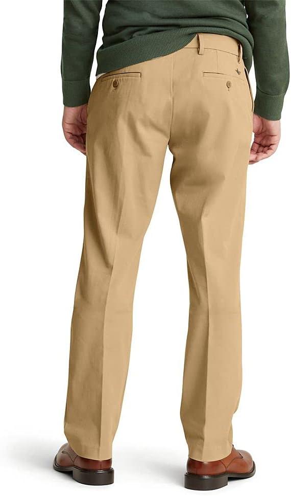 imageDOCKERS Mens City Tech Trouser Straight Fit Smart 360 Tech PantsNew British Khaki