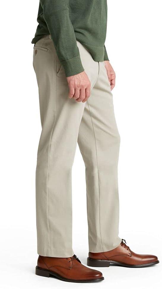 imageDOCKERS Mens City Tech Trouser Straight Fit Smart 360 Tech PantsWarm Ash