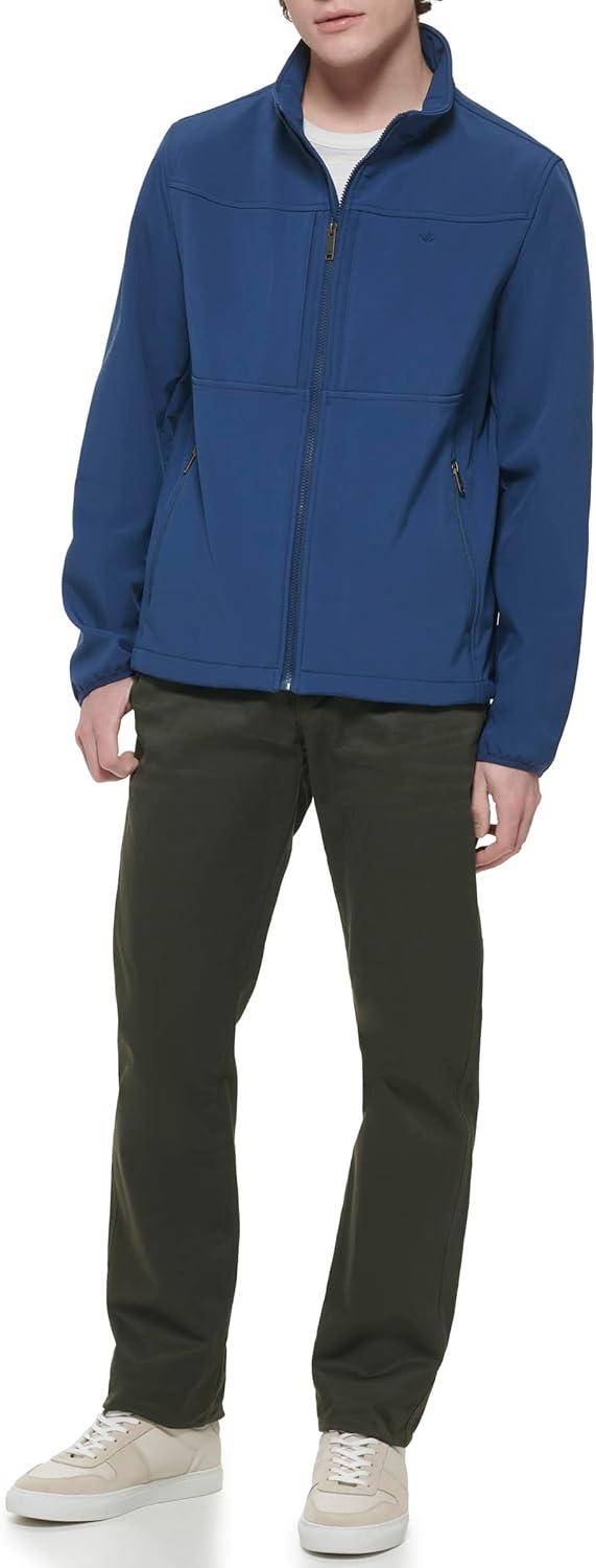 imageDOCKERS Mens Clean Zipup Softshell JacketOcean Blue