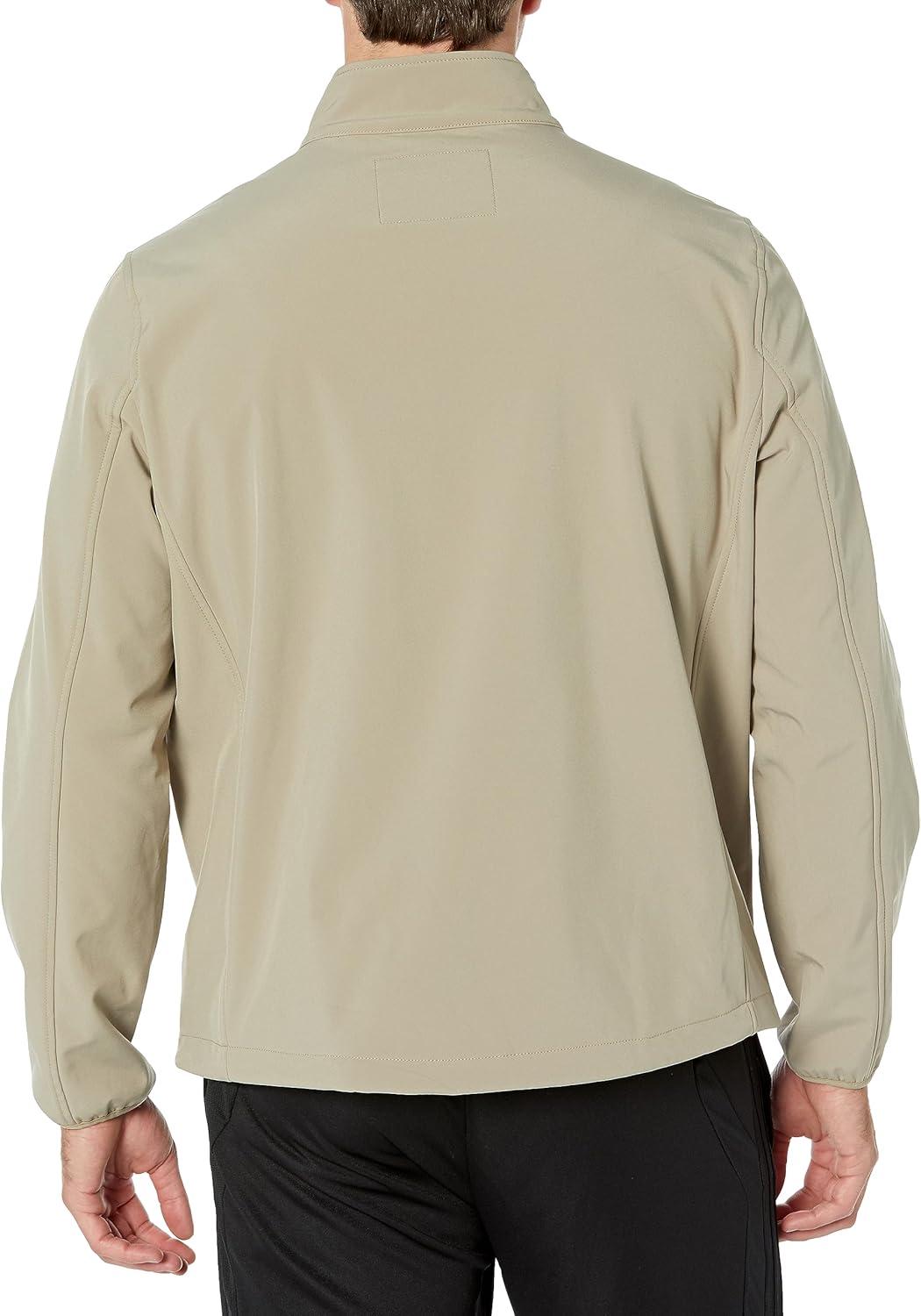 imageDOCKERS Mens Clean Zipup Softshell JacketSage