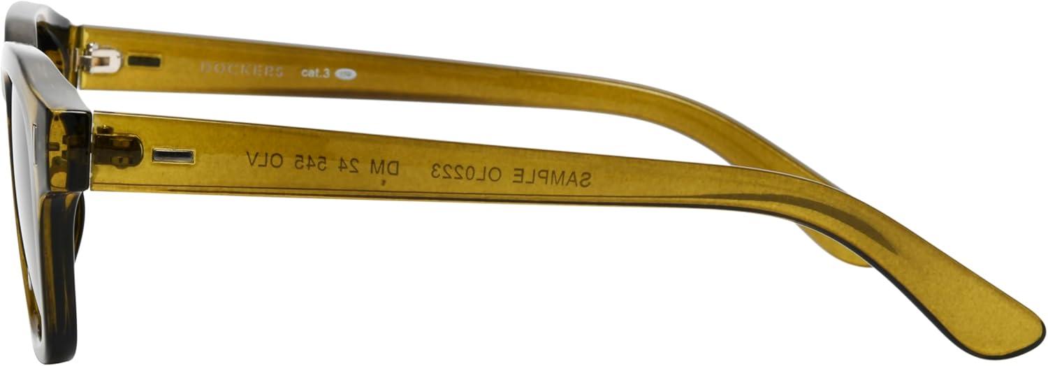 imageDOCKERS Mens Colton Sunglasses GEO Olive 47mmOlive