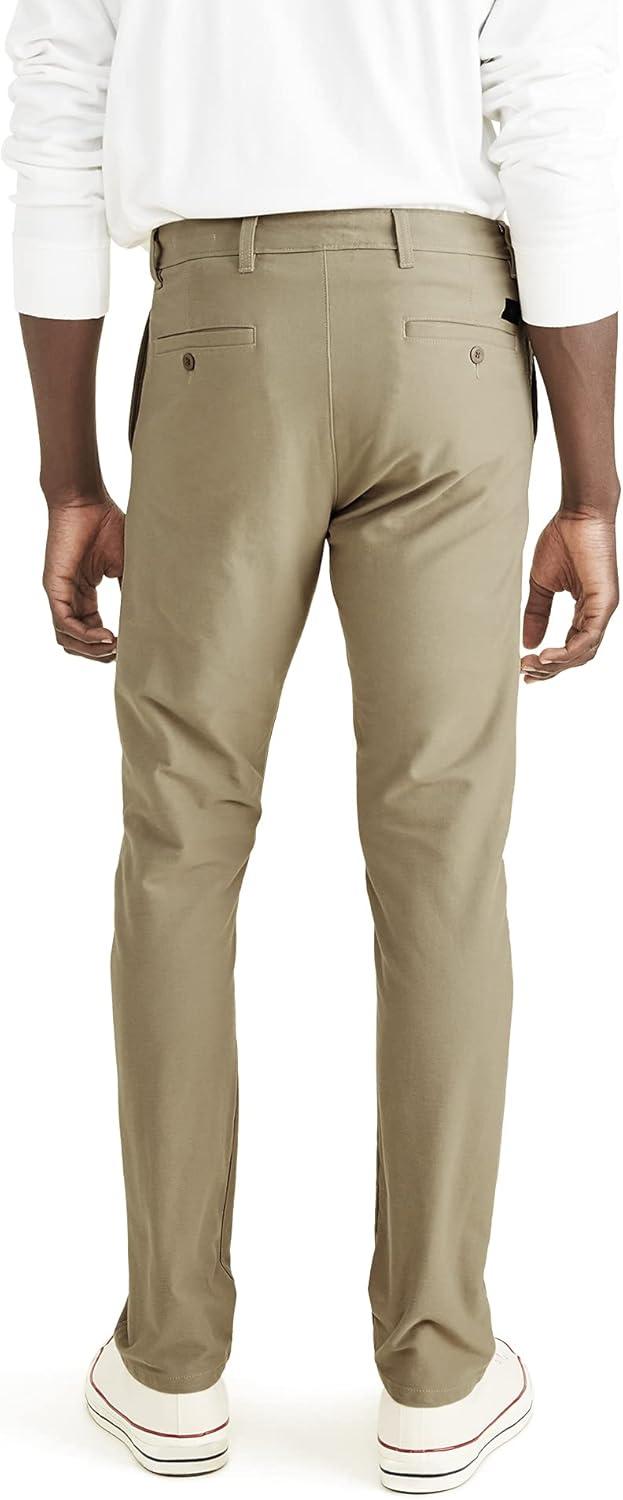 imageDOCKERS Mens Comfort Chino Slim Fit Smart 360 Knit PantsTrue Chino Waterless