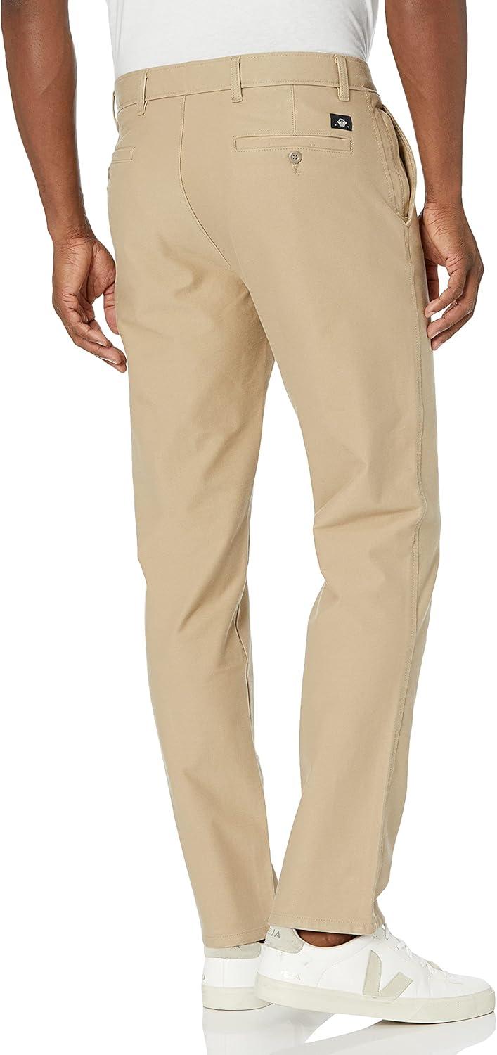 imageDOCKERS Mens Comfort Chino Slim Fit Smart 360 Knit PantsTrue Chino Waterless