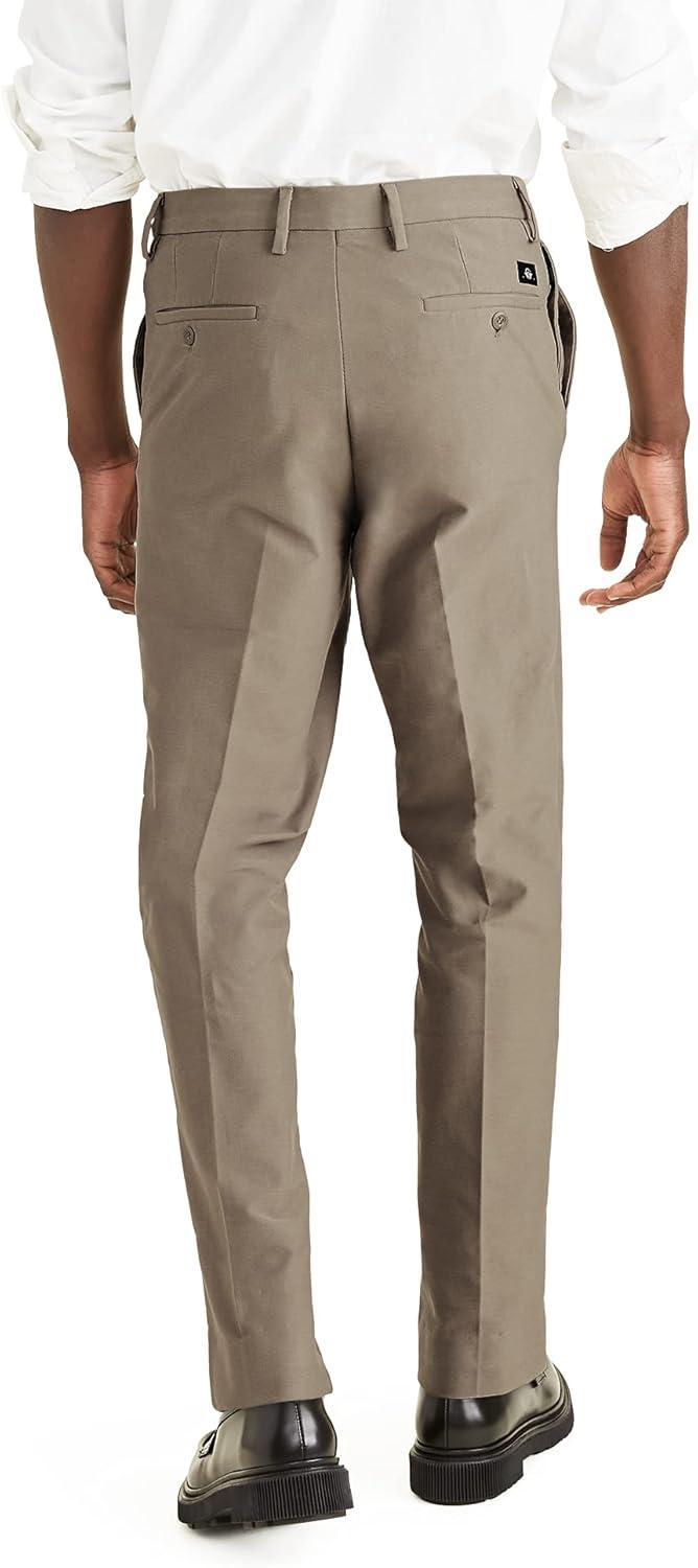 imageDOCKERS Mens Comfort Trouser Straight Fit Smart 360 Knit PantsTimberwolf Waterless