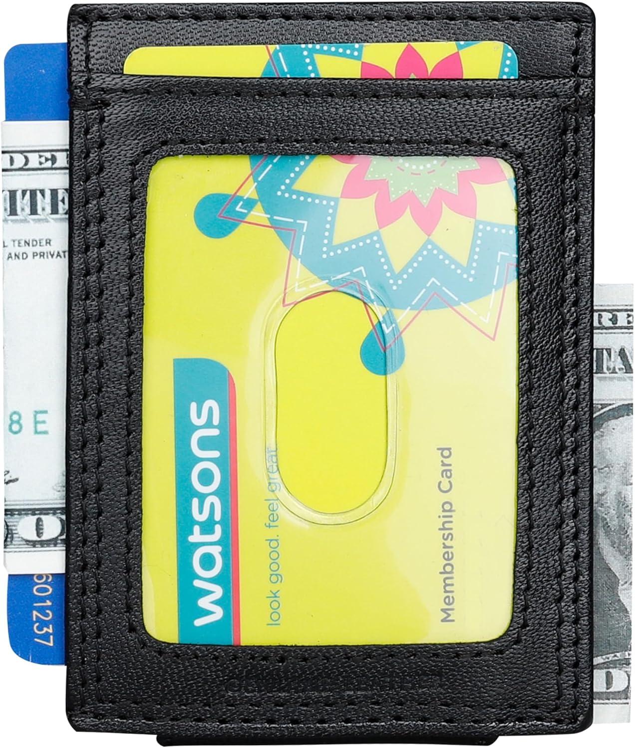 imageDOCKERS Mens Front Pocket WalletBlack Ornament