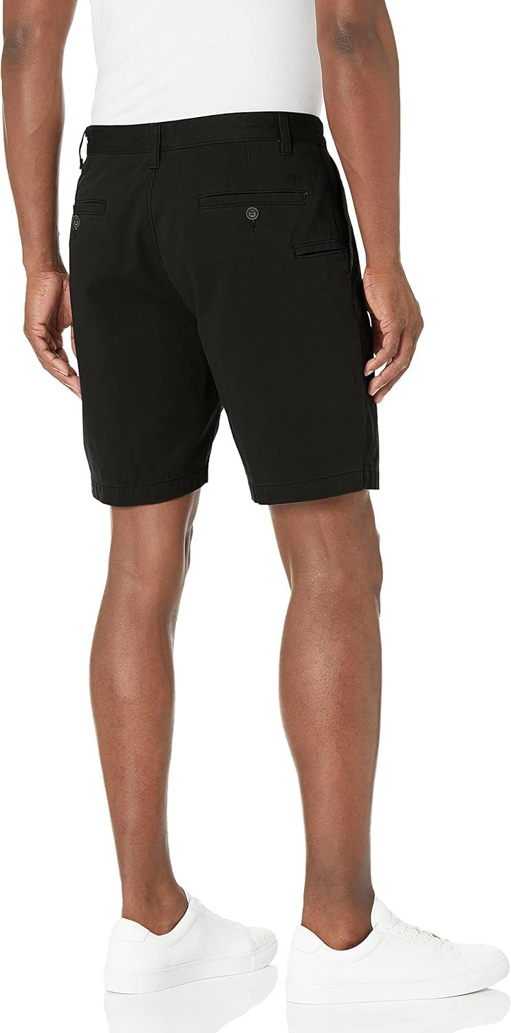 imageDOCKERS Mens Perfect Short Classic Fit 8quotMineral Black