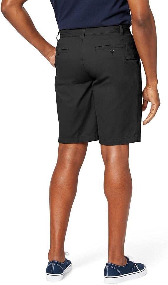 imageDOCKERS Mens Perfect Short Classic Fit 8quotMineral Black
