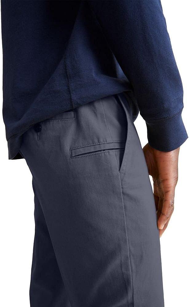 imageDOCKERS Mens Straight Fit Perfect Chino PantMaritime Blue Waterless