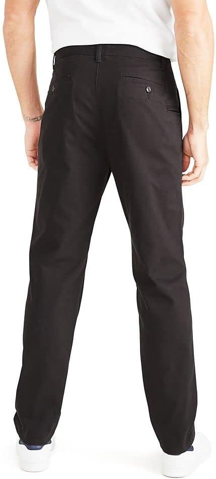imageDOCKERS Mens Straight Fit Perfect Chino PantMineral Black Waterless