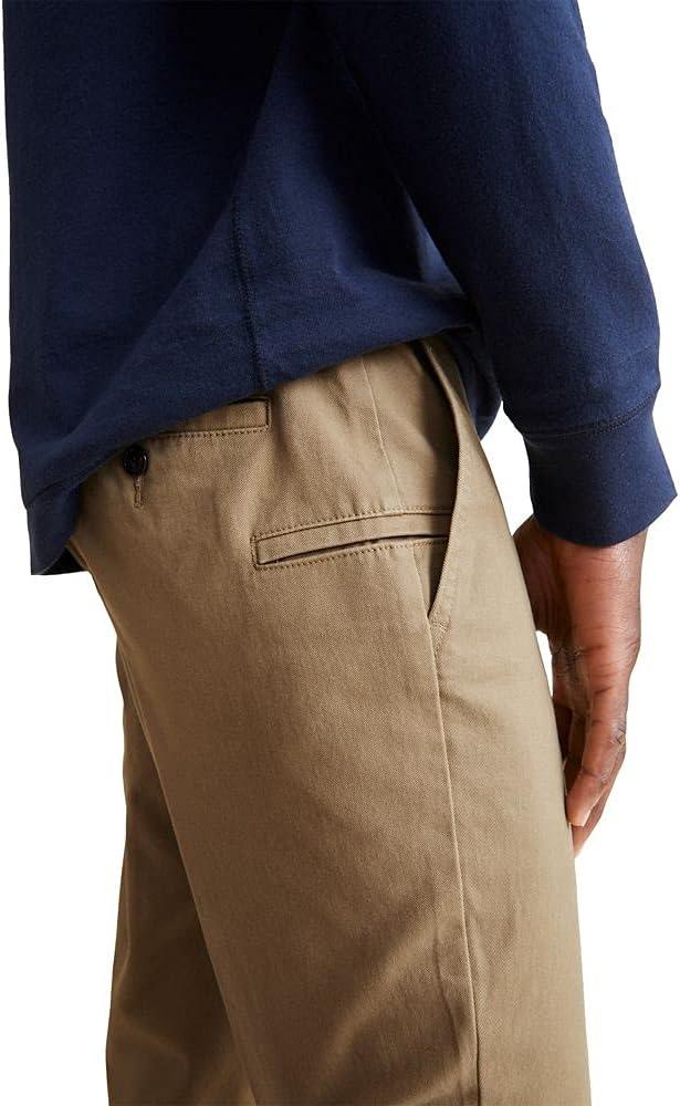 imageDOCKERS Mens Straight Fit Perfect Chino PantNew British Khaki Waterless