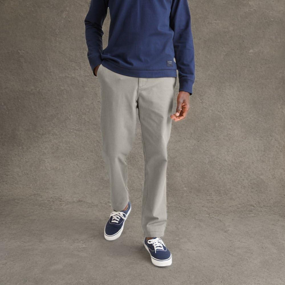 imageDOCKERS Mens Straight Fit Perfect Chino PantPorcelain Khaki