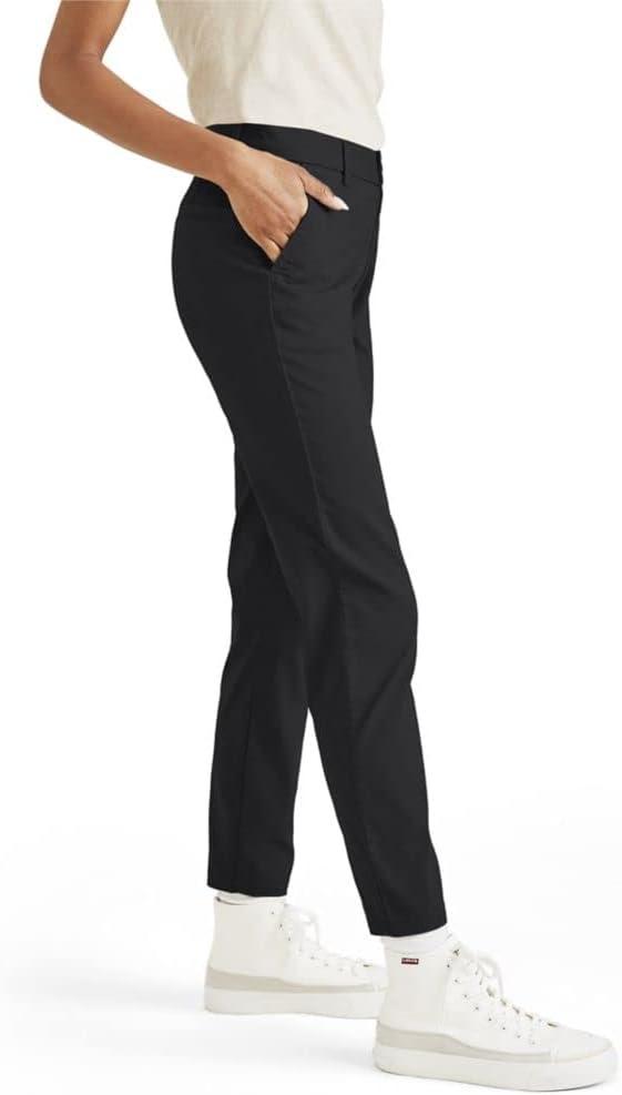 imageDOCKERS Womens Skinny Fit Weekend Chino PantsBeautiful Black