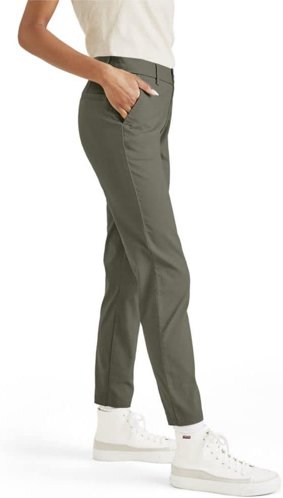 imageDOCKERS Womens Skinny Fit Weekend Chino PantsCamo Green