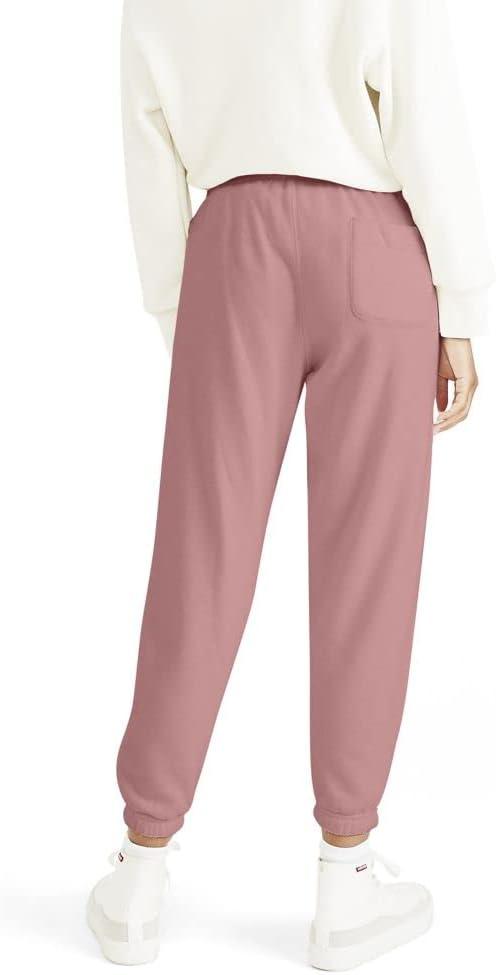 imageDOCKERS Womens Slim Fit Knit JoggerAsh Rose Pink Brushed Terry
