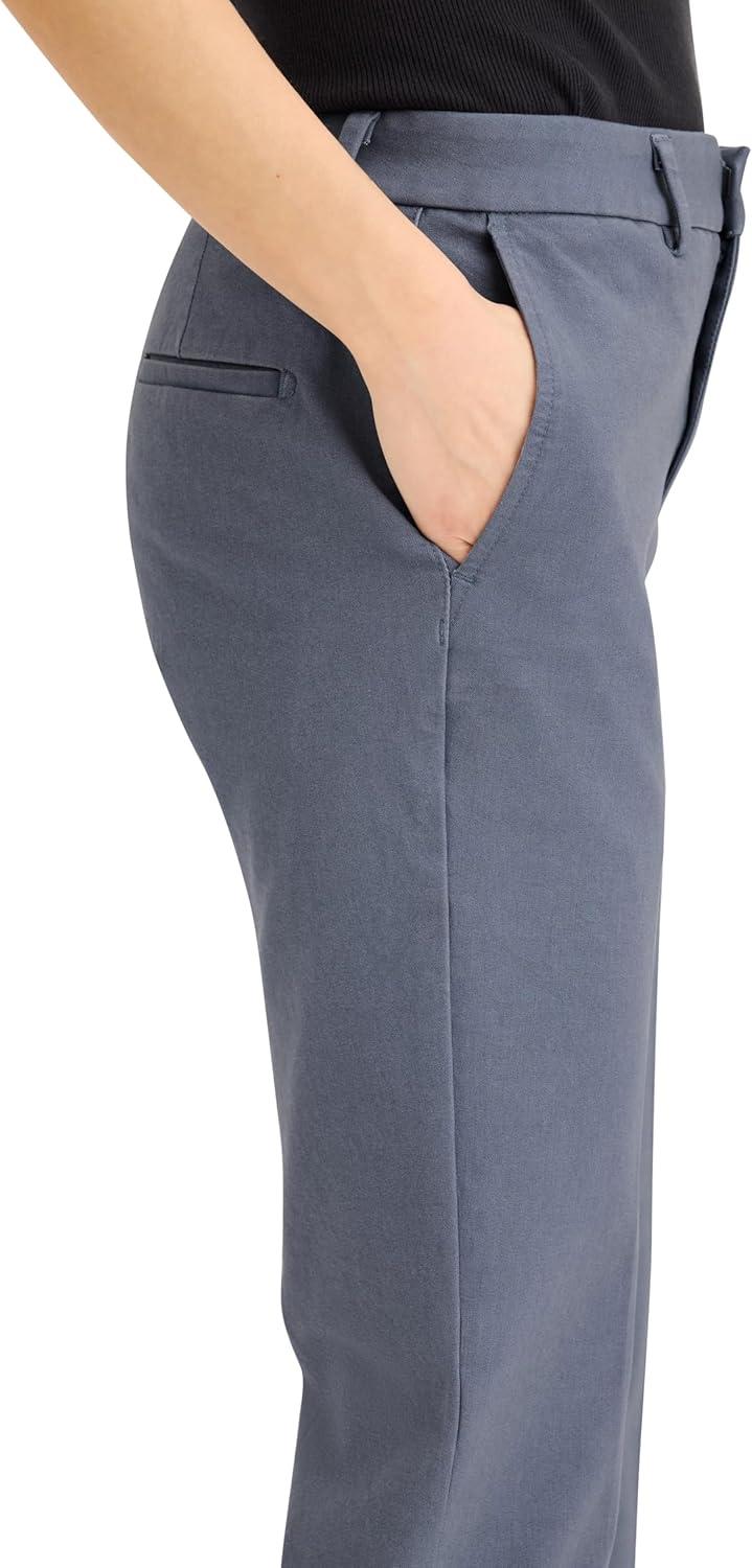imageDOCKERS Womens Womens Collins Trouser MidRise Slim with SculptFolkstone Grey