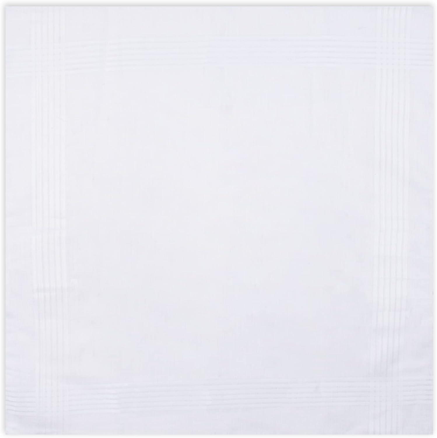 imageDOCKERS mens Cotton Handkerchiefs Gift Set Fashion and ClassicWhite