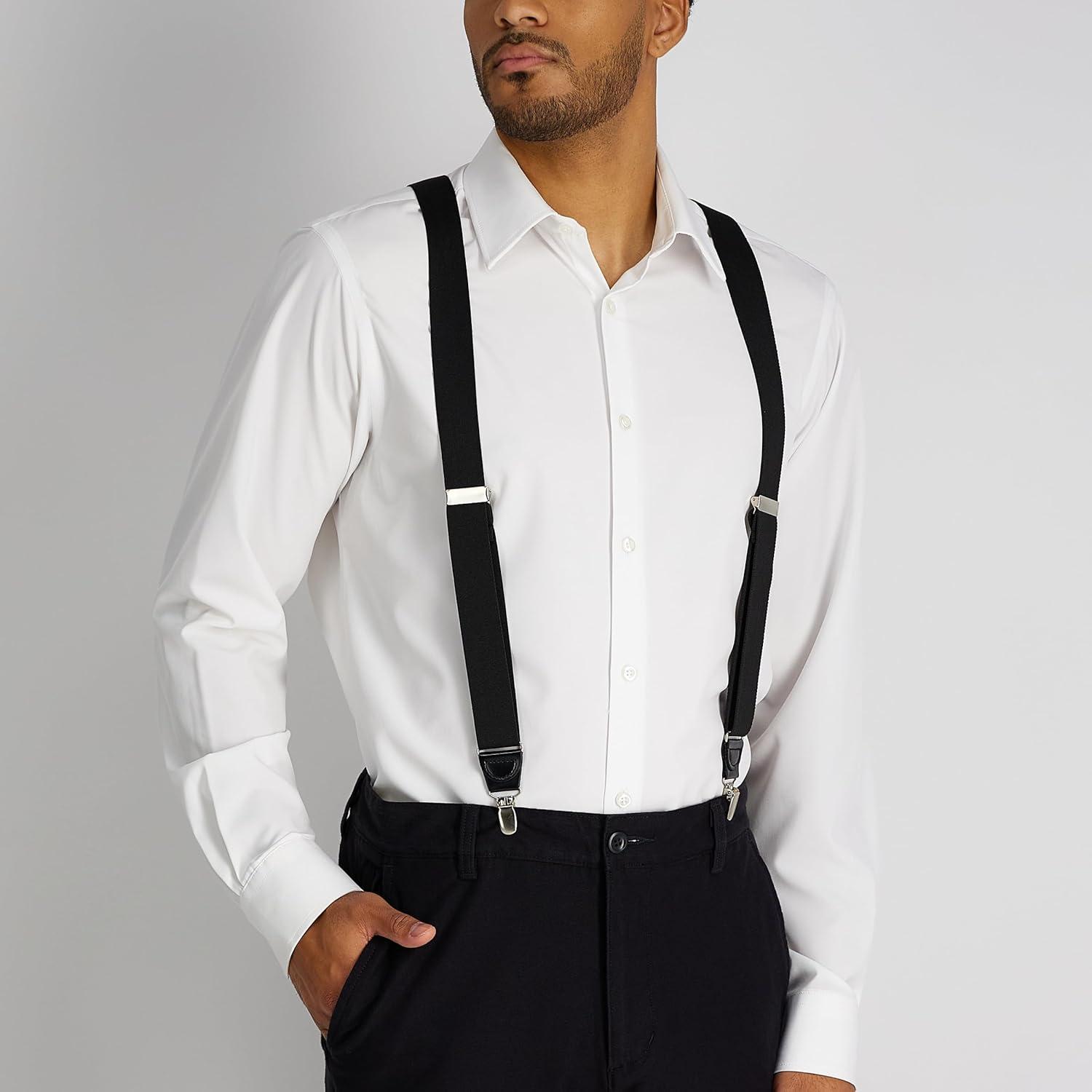 imageDOCKERS mens Solid SuspenderBlack