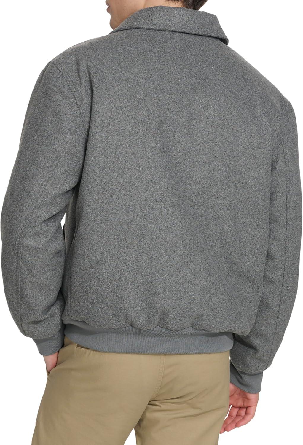 imageDOCKERS mens Wool Blend Harrington BomberCharcoal