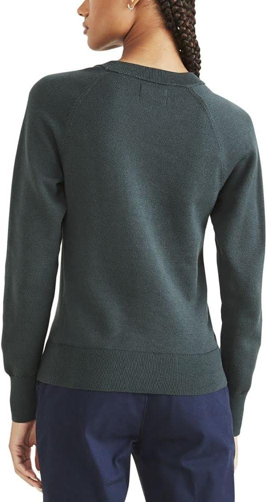 imageDOCKERS womens Womens Crewneck Sweater Regular FitMagical Forest Teal